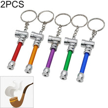 Load image into Gallery viewer, 2 PCS 70mm Metal Rolling Machine Tobacco Roller Cigarette Maker For Paper, Keychain