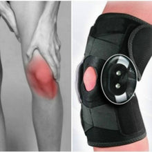 Load image into Gallery viewer, Adjustable Paste Type Breathable Sports Knee Protector with Aluminum Bracket, Paste Sports Knee Protector(Black)
