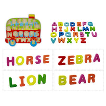 Load image into Gallery viewer, Children Puzzle Toys Nursery Cartoon Hand Grab Board Wooden Plywood Jigsaw Puzzle for Children Digital Alphabet Cognition
