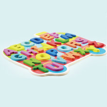 Load image into Gallery viewer, Children Puzzle Toys Nursery Cartoon Hand Grab Board Wooden Plywood Jigsaw Puzzle for Children Digital Alphabet Cognition