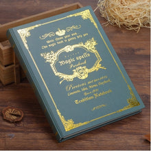 Load image into Gallery viewer, 64K Small Pocket Vintage Notebook Handcover Magic Spells Pockets Book Planner Journal Traveler Notepad