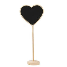 Load image into Gallery viewer, 10 PCS Wooden Blackboard Chalkboard Mini Message Notice Board Table Wedding Party Decoration, Wooden Blackboard 2