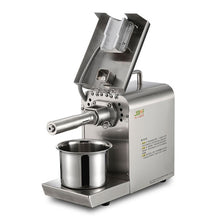 Load image into Gallery viewer, Seed Oil Press Extrator Stainless Steel Commercial Home Automatic Peanut Coconut Sesame Oil Press Machine, Oil Press Extrator