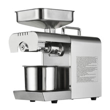 Load image into Gallery viewer, Seed Oil Press Extrator Stainless Steel Commercial Home Automatic Peanut Coconut Sesame Oil Press Machine, Oil Press Extrator
