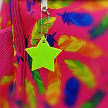 Load image into Gallery viewer, 2 PCS Little Star Soft PVC Reflector Reflective Keychain Bag Pendant Accessories High Visibility Keyrings
