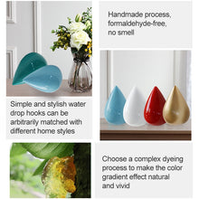 Load image into Gallery viewer, Creative Water Droplets Wall Hooks Home Decoration Resin Mural 3D Coat Hook Single Hooks Wall Hanger, Big Size, Small Size