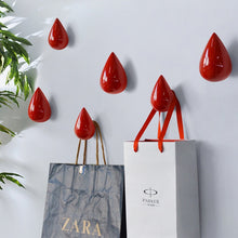Load image into Gallery viewer, Creative Water Droplets Wall Hooks Home Decoration Resin Mural 3D Coat Hook Single Hooks Wall Hanger, Big Size, Small Size