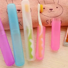 Load image into Gallery viewer, Portable Travel ToothBrush Holder Case Tube Mini Outdoor Hiking Breathable Tooth Brush Box Random Color