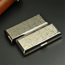 Load image into Gallery viewer, Fine Cigarette Case Double-sided 14 Sticks Portable Metal Extension Cigarette Case