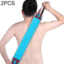 Load image into Gallery viewer, Double Sided Brush Back Exfoliating Bath Towel Strap Bathroom Tool, Random Color Delivery, Double Sided Brush Back Towel Strap