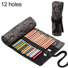 Load image into Gallery viewer, Cute Leaf Portable Canvas School Pencil Case Pen Bag Stationery Pouch