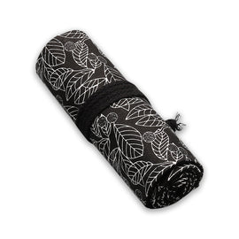 Cute Leaf Portable Canvas School Pencil Case Pen Bag Stationery Pouch