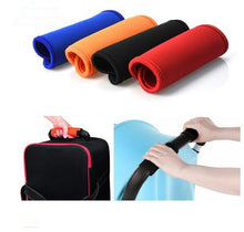 Load image into Gallery viewer, 2 PCS Comfortable Neoprene Luggage Handle Wrap Grip Baby Universal Stroller Grip Protective Cover for Travel Bag Luggage Suitcase, Universal Black, Universal Orange, Universal Red, Universal Green, Universal Blue, Universal Yellow