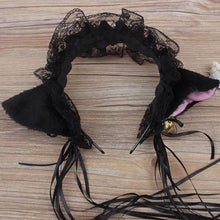 Load image into Gallery viewer, Cute Lace Cat Ears Headband Women Hair Accessory