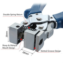 Load image into Gallery viewer, RUITOOL V-shaped Fold Pliers 90 Degree Angle Pliers Clamp Strip Edge Band Strip Pliers