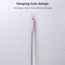 Load image into Gallery viewer, Stainless Steel Long Handle Toilet Brush Toilet Cleaning Brush, Triangle Shape Base, Diamond Shape Base
