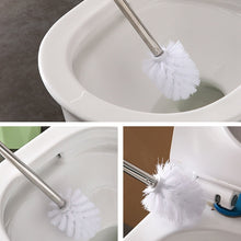 Load image into Gallery viewer, Stainless Steel Long Handle Toilet Brush Toilet Cleaning Brush, Triangle Shape Base, Diamond Shape Base