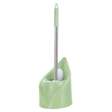 Load image into Gallery viewer, Stainless Steel Long Handle Toilet Brush Toilet Cleaning Brush, Triangle Shape Base, Diamond Shape Base