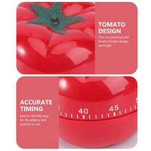 Load image into Gallery viewer, Creative Cute Tomato Shape Kitchen Mechanical Timer Alarm Reminder, Tomato Shape Mechanical Time