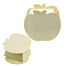Load image into Gallery viewer, Lovely Creative Child DIY Wooden Apple Hand Painted Piggy Bank, 10x5.6x9.5cm