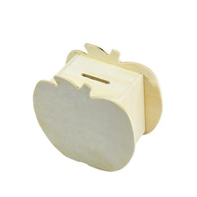 Load image into Gallery viewer, Lovely Creative Child DIY Wooden Apple Hand Painted Piggy Bank, 10x5.6x9.5cm