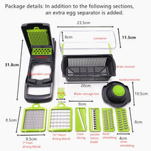 Load image into Gallery viewer, Vegetable Cutter Kitchen Slicer Fruit Cutter Potato Peeler Carrot Cheese Grater Vegetable Slicer, Vegetable Cutter