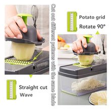 Load image into Gallery viewer, Vegetable Cutter Kitchen Slicer Fruit Cutter Potato Peeler Carrot Cheese Grater Vegetable Slicer, Vegetable Cutter