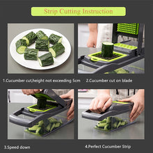 Load image into Gallery viewer, Vegetable Cutter Kitchen Slicer Fruit Cutter Potato Peeler Carrot Cheese Grater Vegetable Slicer, Vegetable Cutter