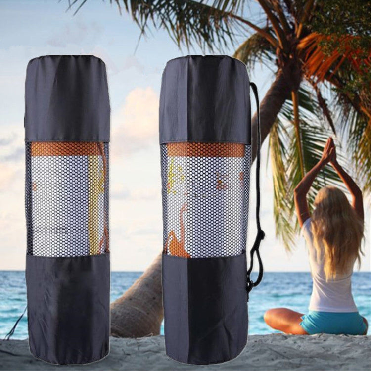 Yoga Pilates Mat Net Bag Carry Backpack, Suitable for 183cm x 61cm Yoga Mat