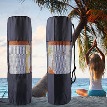 Load image into Gallery viewer, Yoga Pilates Mat Net Bag Carry Backpack, Suitable for 183cm x 61cm Yoga Mat