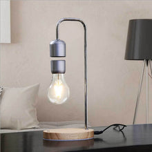 Load image into Gallery viewer, 16W Magnetic Levitation Decoration Technology Toy Bend LED Floating Bulb Home Table Lamp, Black