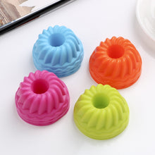 Load image into Gallery viewer, 12 pcs Thread Shape Baking Jelly Mould  Silicone Pudding Cupcake Muffin Donut Mold, Thread Shape