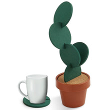 Load image into Gallery viewer, Novelty DIY Cactus Coaster Anti-skid Insulation Tea Pad Home Storage Desktop Multi-function Decoration, Cactus Coaster