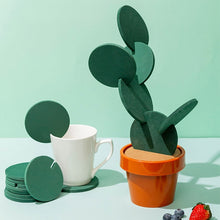 Load image into Gallery viewer, Novelty DIY Cactus Coaster Anti-skid Insulation Tea Pad Home Storage Desktop Multi-function Decoration, Cactus Coaster