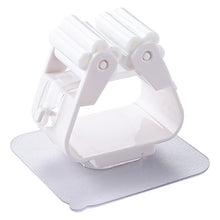 Load image into Gallery viewer, Mop Holder Wall Mounted Organizer Holder Household Kitchen Bathroom Adhesive Storage Broom Hanger Clip Hook Racks, Clip Hook White