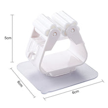 Load image into Gallery viewer, Mop Holder Wall Mounted Organizer Holder Household Kitchen Bathroom Adhesive Storage Broom Hanger Clip Hook Racks, Clip Hook White