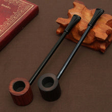 Load image into Gallery viewer, Ebony Smoking Pipe Popeye Portable Creative Smoking Pipe Herb Tobacco Pipes Gifts