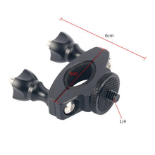Load image into Gallery viewer, Aluminum Sport Camera Bicycle Bracket Bike Holder for DJI OSMO Action for Gopro Hero