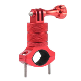 Aluminum Alloy Bicycle Mounting Bracket Bicycle Clip For Action Camera, Black, Red, Blue