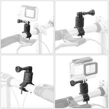 Load image into Gallery viewer, Aluminum Alloy Bicycle Mounting Bracket Bicycle Clip For Action Camera, Black, Red, Blue