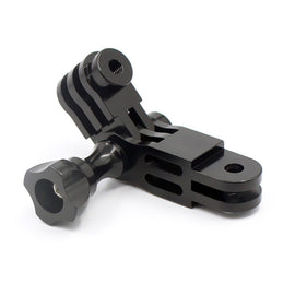 Action Camera Universal Aluminum Alloy Three-way Adjustment Arm 360 Degree Adapter, Red, Blue, Black