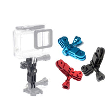 Load image into Gallery viewer, Action Camera Universal Aluminum Alloy Three-way Adjustment Arm 360 Degree Adapter, Red, Blue, Black