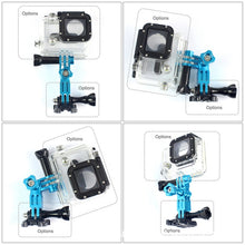 Load image into Gallery viewer, Action Camera Universal Aluminum Alloy Three-way Adjustment Arm 360 Degree Adapter, Red, Blue, Black