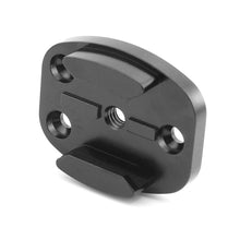 Load image into Gallery viewer, 4 Holes Aluminum Quick Release Tripod Mount Base For Sports Camera, Black, Black Embedded Nut