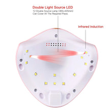 Load image into Gallery viewer, 36W UV Led Lamp Nail Dryer 12 Leds for Nail Machine Curing 30s/60s/99s Timer USB Connector