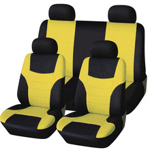 Load image into Gallery viewer, Universal Car Seat Cover Personality Stitching Automotive Chairs Protective Sleeve Cloth Automobile Seats Covers, Green, Yellow, Orange, red, pink, Blue