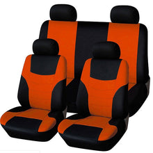 Load image into Gallery viewer, Universal Car Seat Cover Personality Stitching Automotive Chairs Protective Sleeve Cloth Automobile Seats Covers, Green, Yellow, Orange, red, pink, Blue