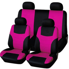 Load image into Gallery viewer, Universal Car Seat Cover Personality Stitching Automotive Chairs Protective Sleeve Cloth Automobile Seats Covers, Green, Yellow, Orange, red, pink, Blue