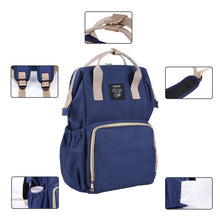 Load image into Gallery viewer, OSOCE Multi-function Mummy Bag Shoulder Large Capacity Storage Maternal and Child Package Light Simple Travel  Bag