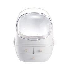 Load image into Gallery viewer, Portable Dust-proof Transparent Round Cosmetic Drawer Type Storage Box, Small Beauty Powder, Small Pearl White